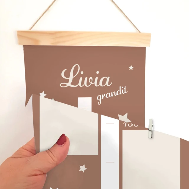 Atelier Baby’Sphère - Toise porte photos maternelle-lycée