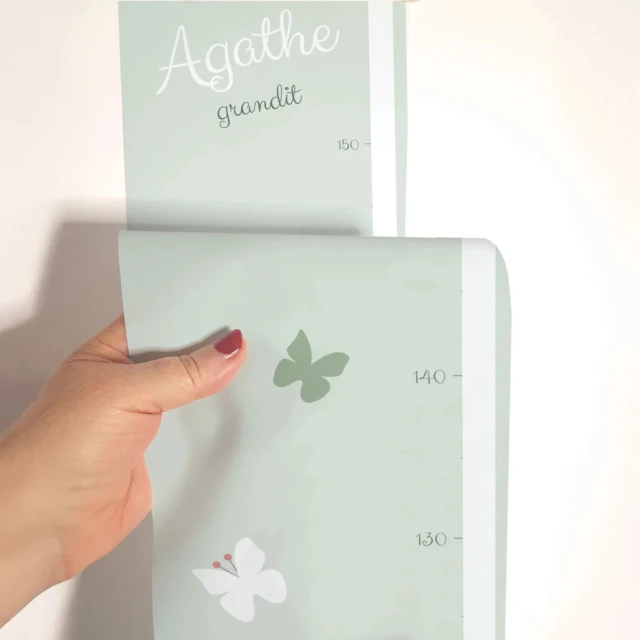 Atelier Baby’Sphère - Toise bébé personnalisée de l'alpaga rondoudou