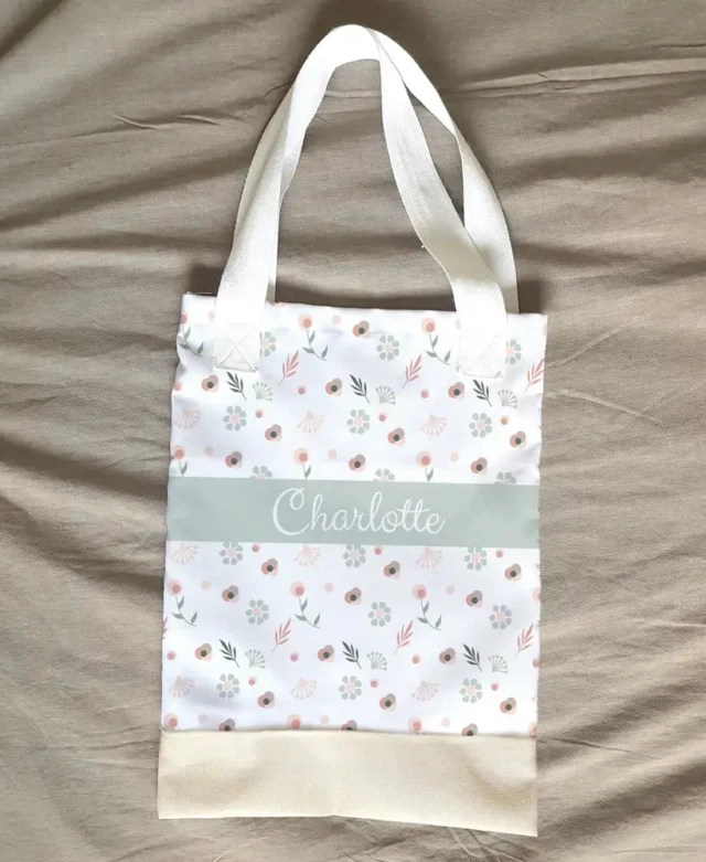 L’Atelier BABY’SPHERE - Tote bag bohême personnalisé