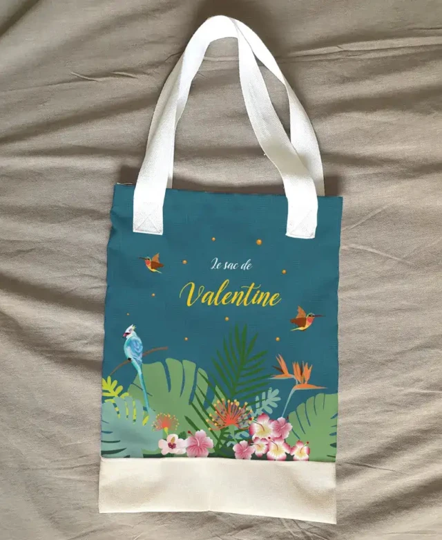 L’Atelier BABY’SPHERE - Tote bag personnalisé de la forêt exotique