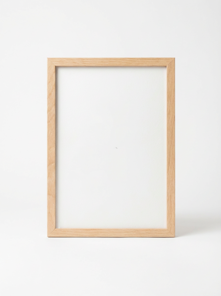 Reine Mère - Versant Chêne - Cadres en chêne massif (10 tailles) – 50 x 70 cm