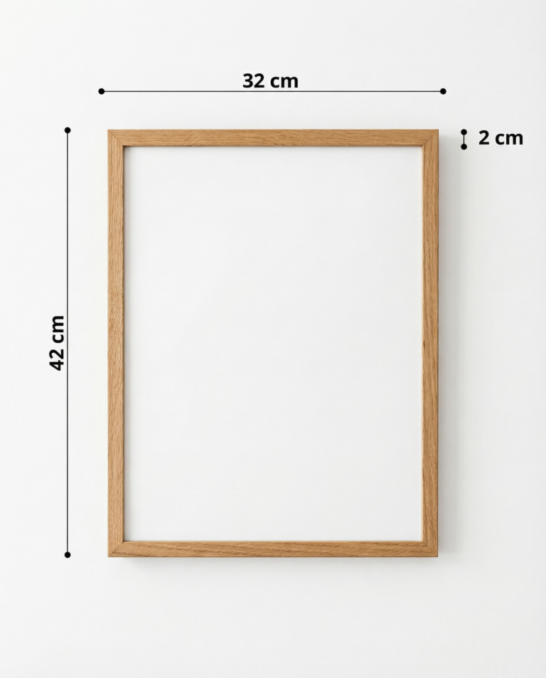 Reine Mère - Versant Chêne - Cadres en chêne massif (10 tailles) – 50 x 70 cm