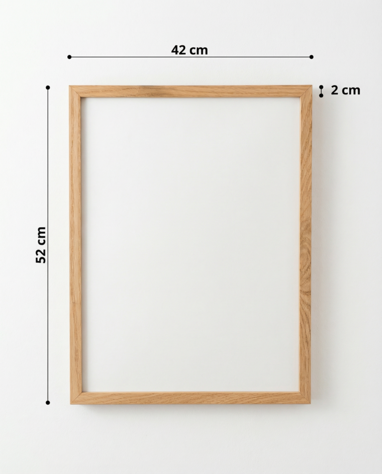 Reine Mère - Versant Chêne - Cadres en chêne massif (10 tailles) – 50 x 70 cm