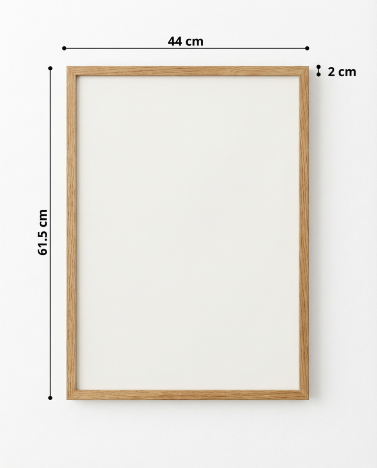 Reine Mère - Versant Chêne - Cadres en chêne massif (10 tailles) – 42 x 59.4 cm (A2)