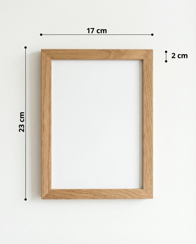 Reine Mère - Versant Chêne - Cadres en chêne massif (10 tailles) – 10 x 15 cm