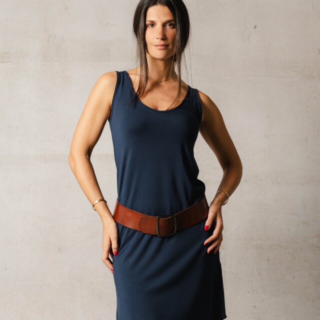 Thelma Rose - Robe débardeur R/V Ziggy – 44 / Noir