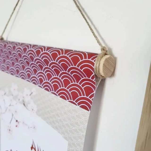 Atelier Baby’Sphère - Kakémono japonais fille autour du prénom