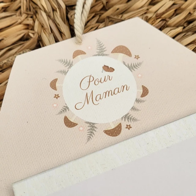 Atelier Baby'Sphère - Porte‑mémos “Un message d’amour tous les jours” – Cadeau Fête des Mères