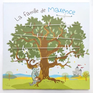 L’Atelier BABY’SPHERE - Arbre généalogique enfant Chevaliers et Dragons