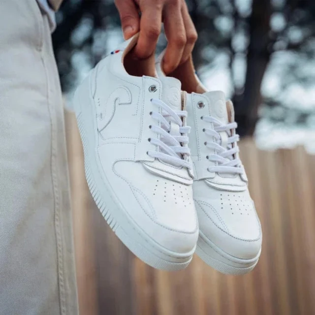 SESSILE - Basket blanche femme en cuir | PALABA – 41