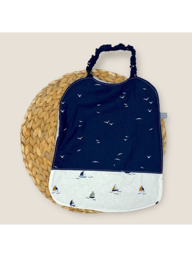 Bavoir serviette Dalin par la marque Les Mômes des Dômes Les Mômes des Dômes - Bavoir serviette Dalin