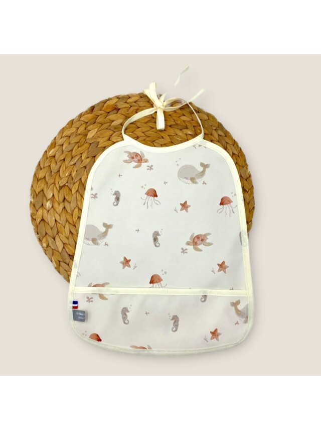 Les Mômes des Dômes - Bavoir serviette imperméable
