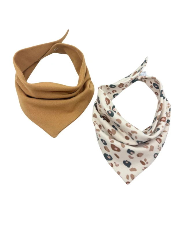 Petit Pote - Bavoir bandana – Lot de 2