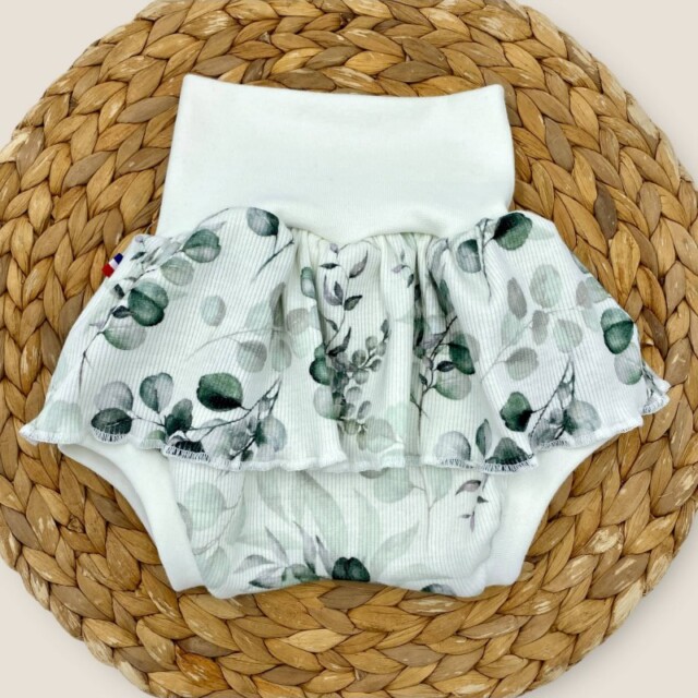 Les Mômes des Dômes - Bloomer avec Jupette Évolutif pour Bébé - Valentine