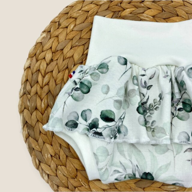 Les Mômes des Dômes - Bloomer avec Jupette Évolutif pour Bébé - Valentine