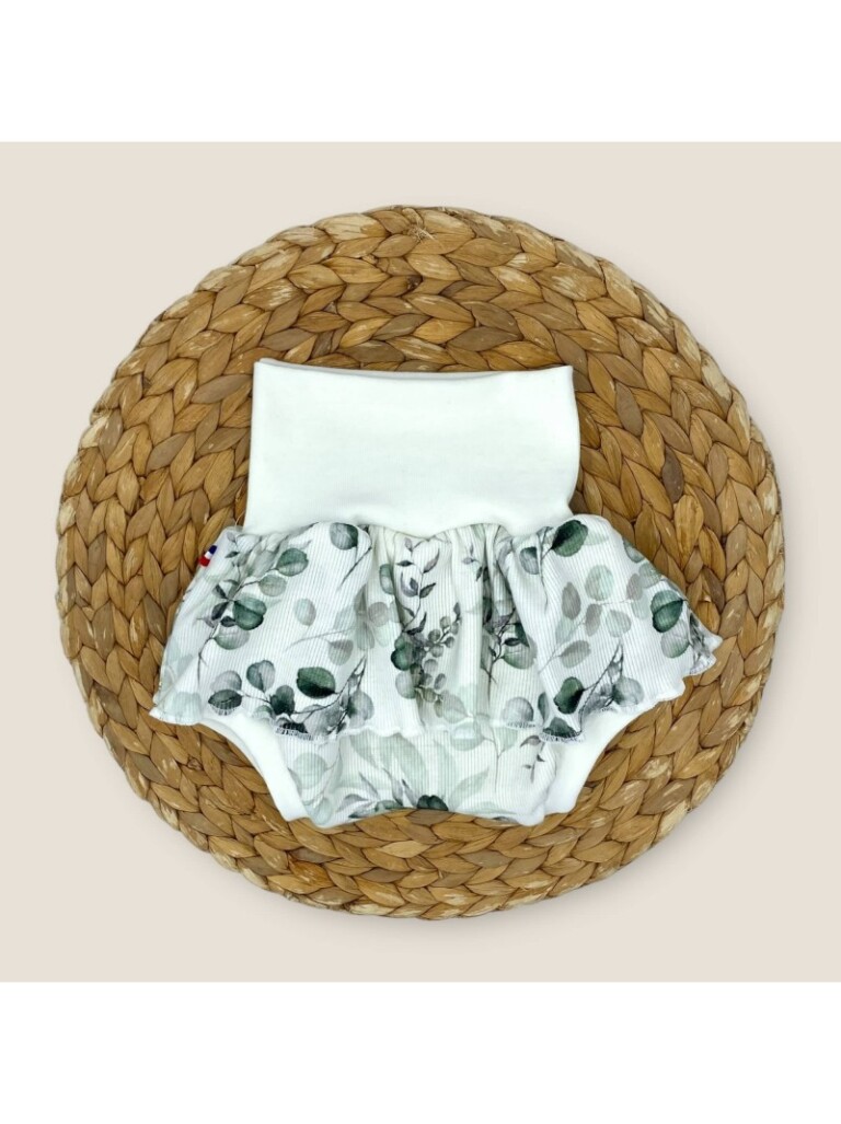 Les Mômes des Dômes - Bloomer avec Jupette Évolutif pour Bébé - Valentine