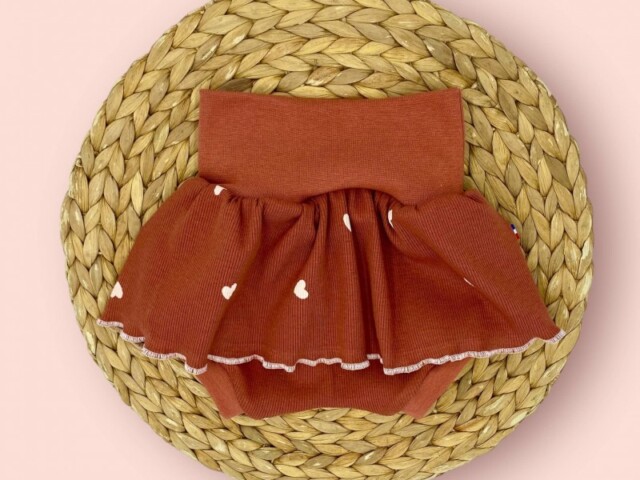 Les Mômes des Dômes - Bloomer avec Jupette Évolutif pour Bébé - Amore