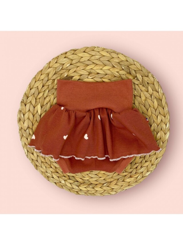 Bloomer avec Jupette Évolutif pour Bébé – Amore par la marque Les Mômes des Dômes Les Mômes des Dômes - Bloomer avec Jupette Évolutif pour Bébé – Amore