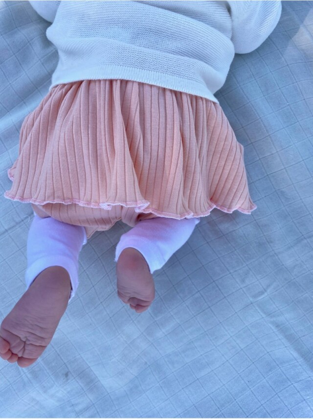 Les Mômes des Dômes - Bloomer avec Jupette Évolutif pour Bébé - Anika