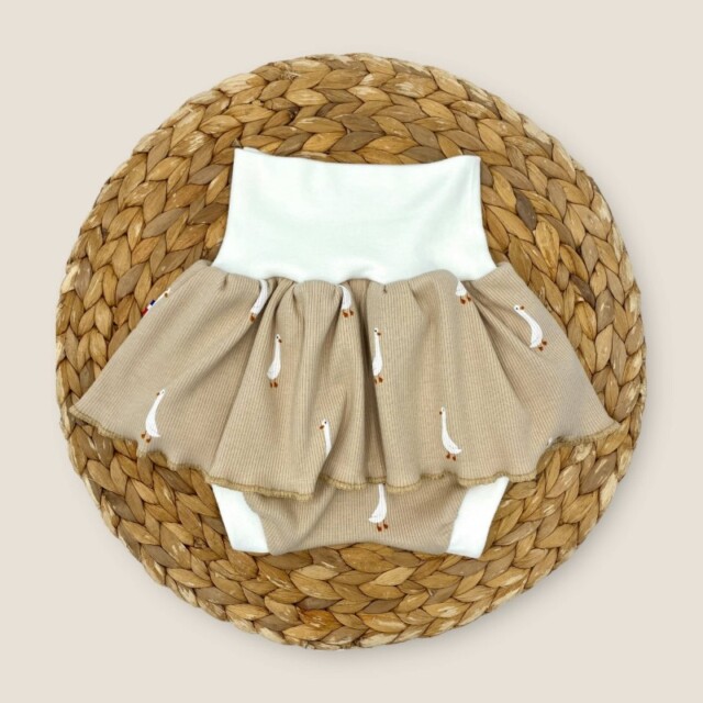 Les Mômes des Dômes - Bloomer avec Jupette Évolutif pour Bébé - Augustine