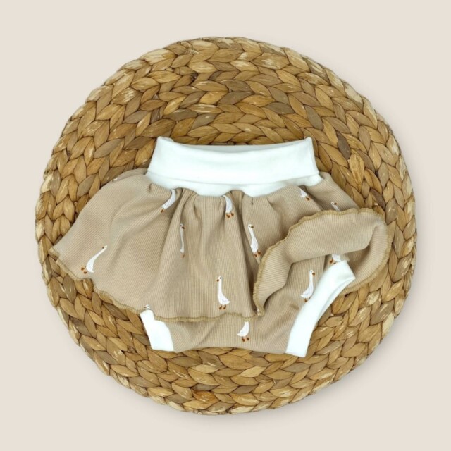 Les Mômes des Dômes - Bloomer avec Jupette Évolutif pour Bébé - Augustine