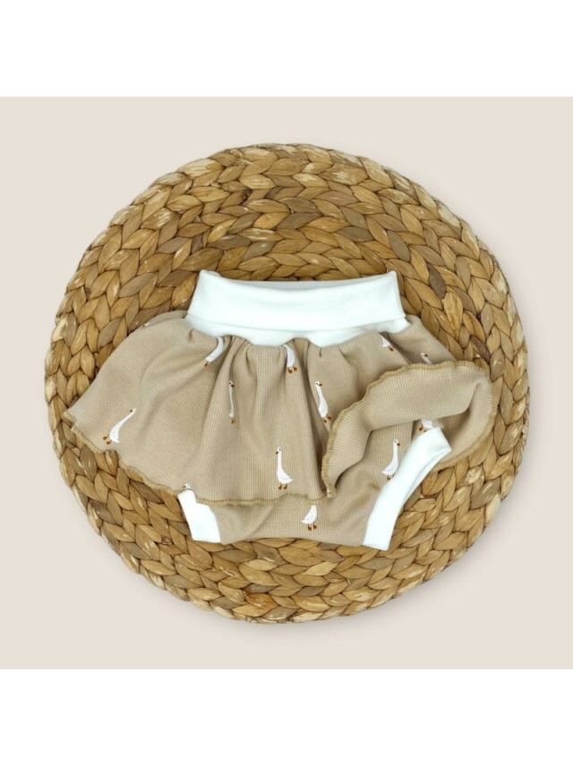 Les Mômes des Dômes - Bloomer avec Jupette Évolutif pour Bébé - Augustine