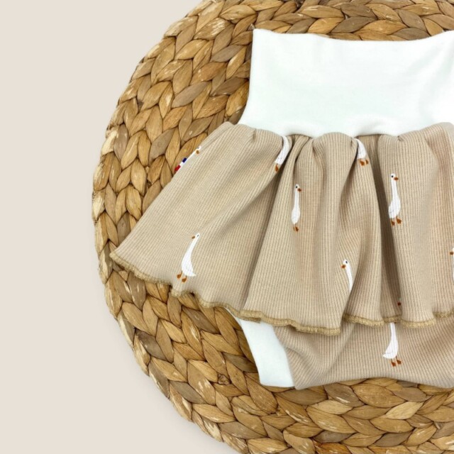 Les Mômes des Dômes - Bloomer avec Jupette Évolutif pour Bébé - Augustine