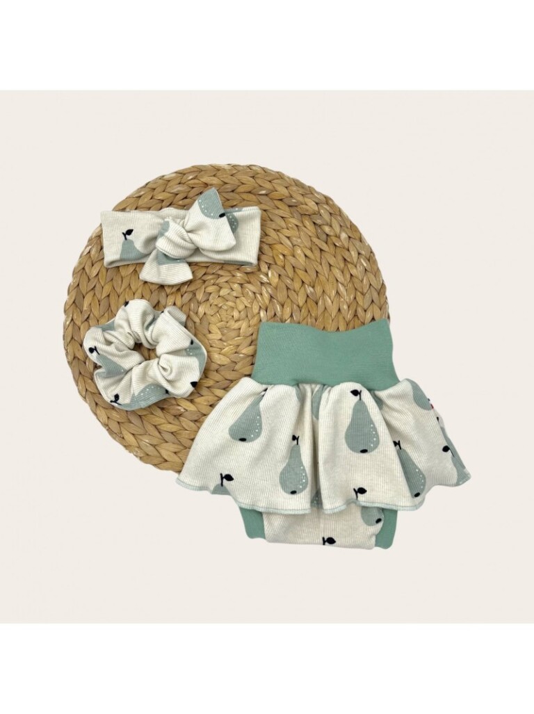 Les Mômes des Dômes - Bloomer avec Jupette Évolutif pour Bébé - Erika