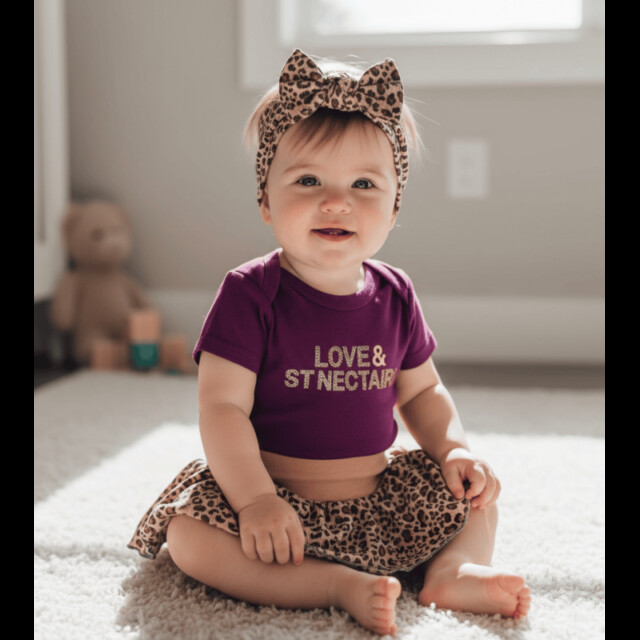 Les Mômes des Dômes - Bloomer avec Jupette Évolutif pour Bébé - Graou