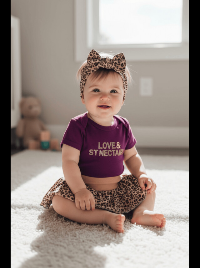 Les Mômes des Dômes - Bloomer avec Jupette Évolutif pour Bébé - Graou