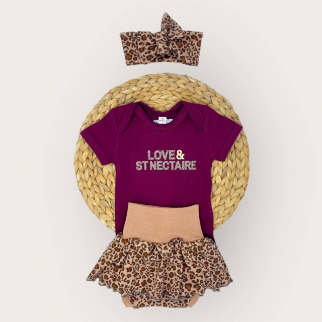 Les Mômes des Dômes - Bloomer avec Jupette Évolutif pour Bébé - Graou