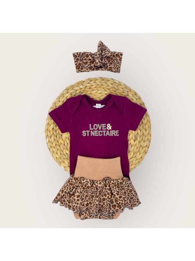 Les Mômes des Dômes - Bloomer avec Jupette Évolutif pour Bébé - Graou
