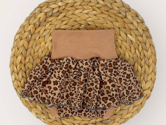 bloomer avec jupette evolutif pour bebe graou Les Mômes des Dômes - Bloomer avec Jupette Évolutif pour Bébé - Graou