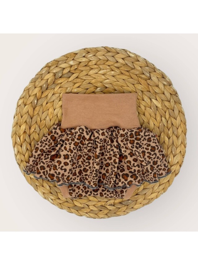 Bloomer avec Jupette Évolutif pour Bébé – Graou par la marque Les Mômes des Dômes Les Mômes des Dômes - Bloomer avec Jupette Évolutif pour Bébé – Graou