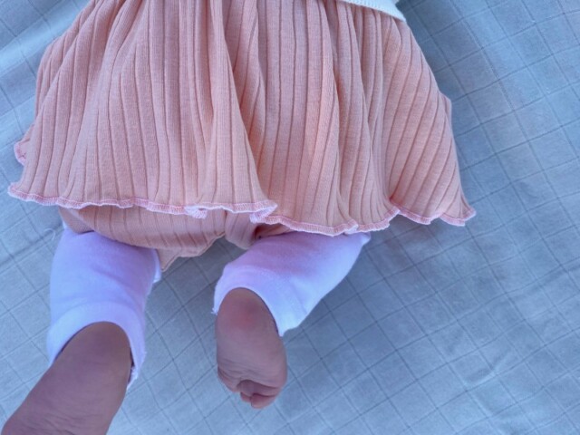 bloomer avec jupette evolutif pour bebe liska Les Mômes des Dômes - Bloomer avec Jupette Évolutif pour Bébé - Liska