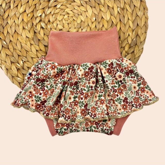 Les Mômes des Dômes - Bloomer avec Jupette Évolutif pour Bébé - Suzanne