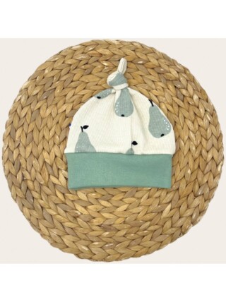 Bonnet évolutif avec noeud Erika par la marque Les Mômes des Dômes Les Mômes des Dômes - Bonnet évolutif avec noeud Erika