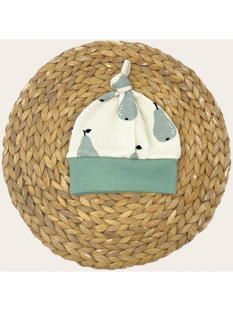 bonnet evolutif avec noeud erika Les Mômes des Dômes - Bonnet évolutif avec noeud Erika