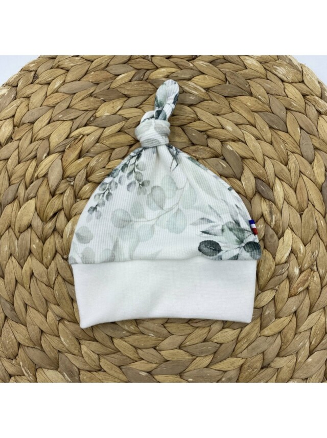 Bonnet évolutif avec noeud Valentine par la marque Les Mômes des Dômes Les Mômes des Dômes - Bonnet évolutif avec noeud Valentine