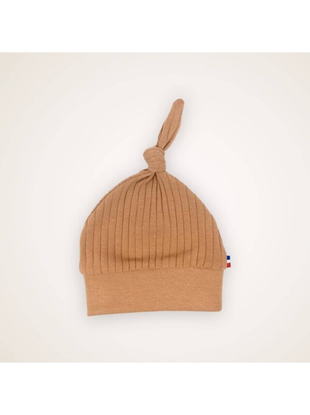 Bonnet évolutif avec noeud Siena – la Dolce Vita par la marque Les Mômes des Dômes Les Mômes des Dômes - Bonnet évolutif avec noeud Siena – la Dolce Vita