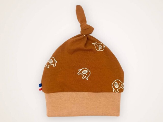bonnet evolutif avec noeud torino Les Mômes des Dômes - Bonnet évolutif avec noeud Torino - la Dolce Vita