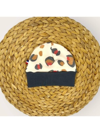 Bonnet Léopard par la marque Les Mômes des Dômes Les Mômes des Dômes - Bonnet Léopard