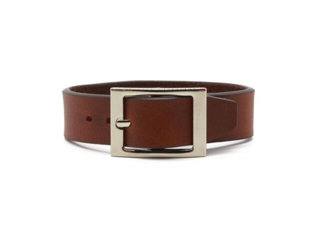 La Guêpe - Bracelet en cuir cannelle – 4094