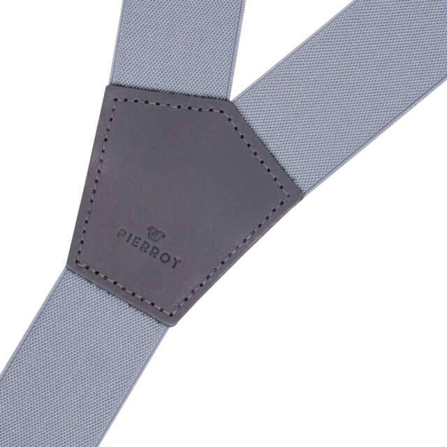 Pierrot - Bretelles à Boutons – Gris