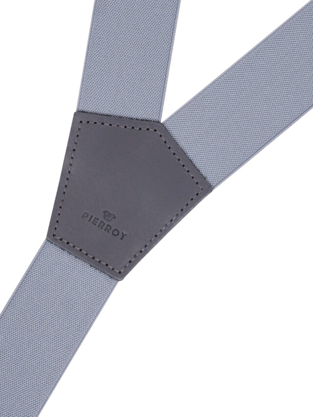Pierrot - Bretelles à Boutons – Gris