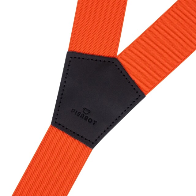 Pierrot - Bretelles à Boutons – Orange
