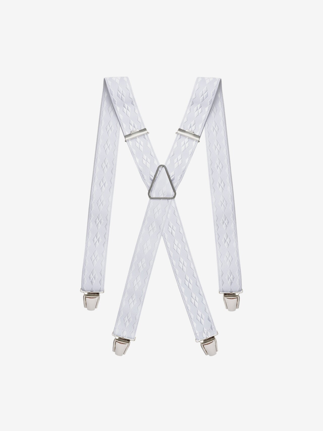 bretelles a motifs rayonne 2130410 Pierrot - Bretelles à Motifs Rayonne – Blanc