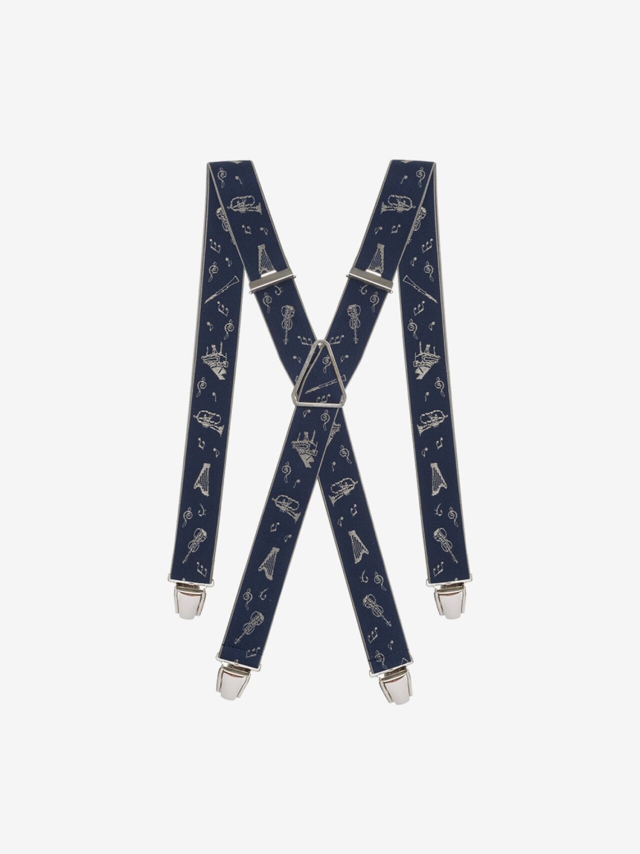 bretelles a motifs rayonne 4756125 Pierrot - Bretelles à Motifs Rayonne – Bleu
