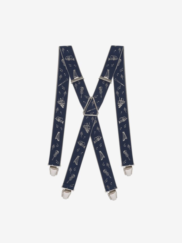 Bretelles à Motifs Rayonne par la marque Pierrot Pierrot - Bretelles à Motifs Rayonne