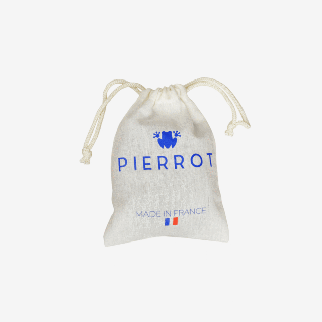 Pierrot - Étui à Couteaux Noir en Cuir